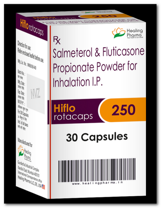 Hiflo Rotacaps 500 Mcg (Salmeterol/Fluticasone)