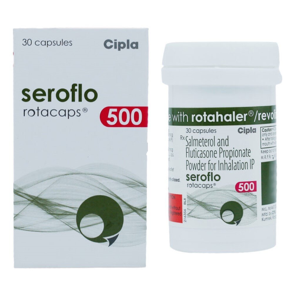 Seroflo Rotacaps 500 Mcg (Salmeterol/Fluticasone)